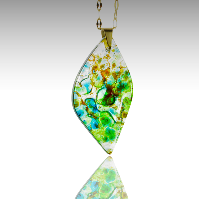 Moha és zuzmó nyaklánc