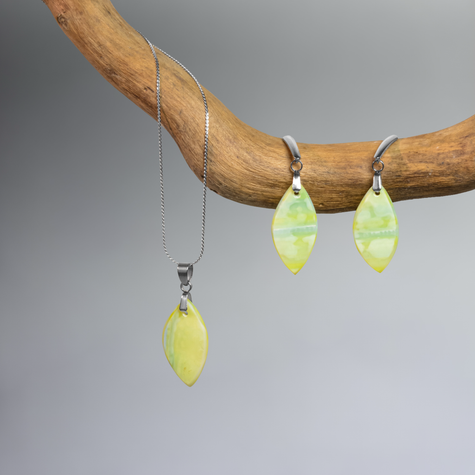 Fakuló színek ékszerszett