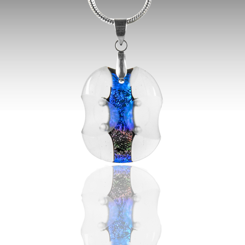 Azúrkék csend nyaklánc