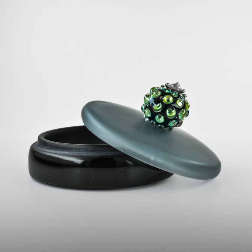 Páfránygömb ékszertartó