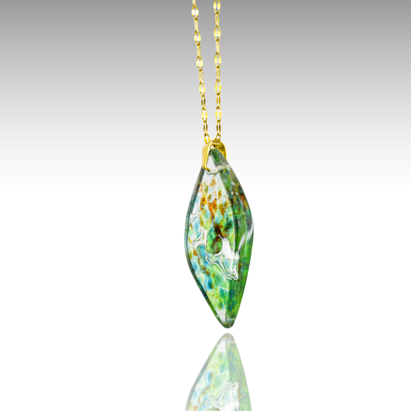 Moha és zuzmó nyaklánc