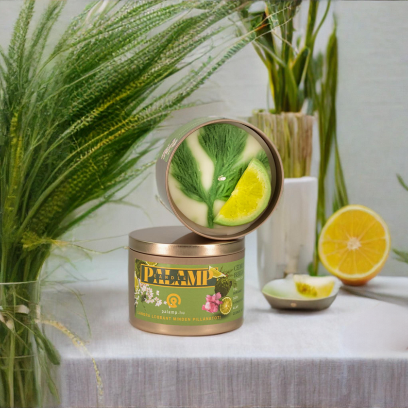 Bergamot & cedar - szójaviasz gyertya