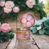 Spring tea rose - szójaviasz gyertya