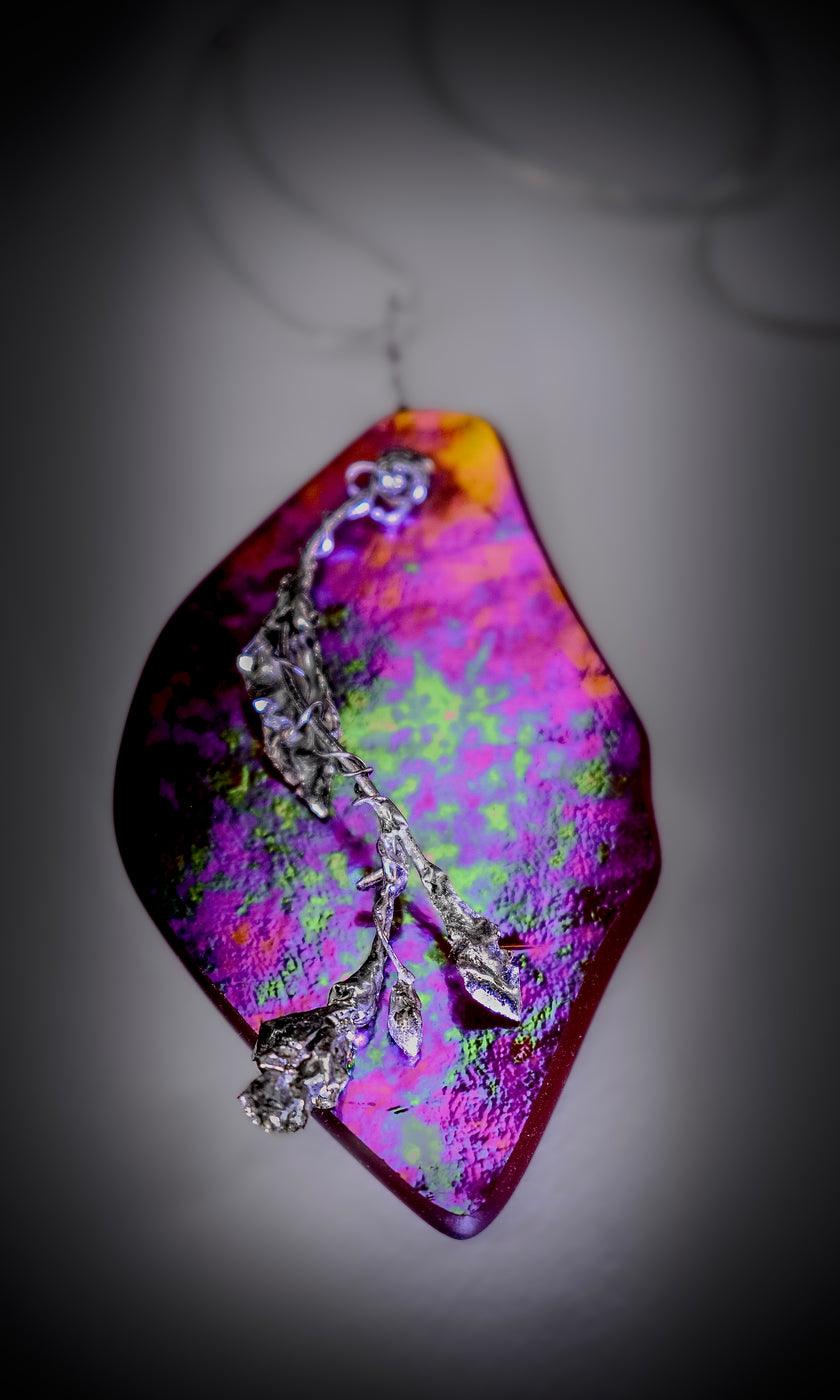 Alkonyati rózsa nyaklánc