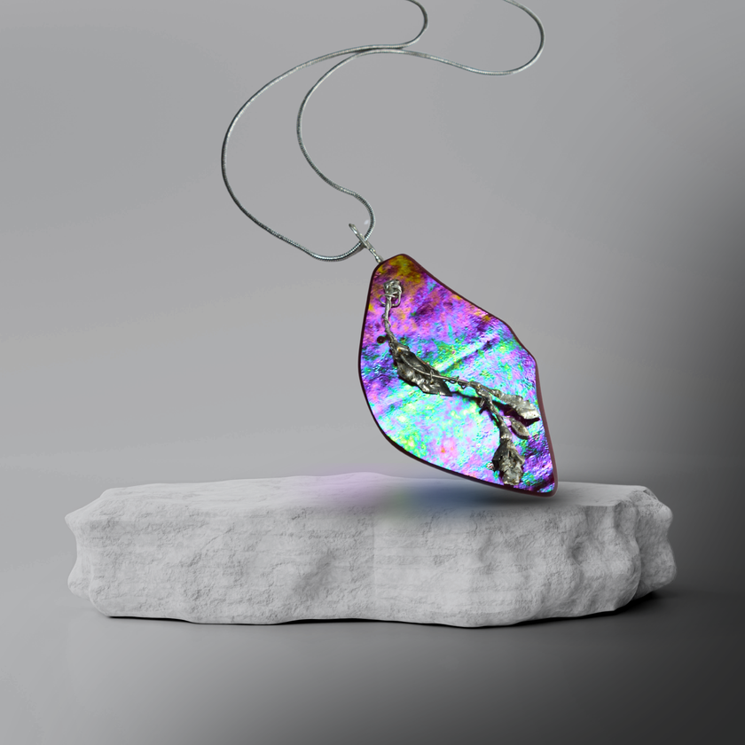 Alkonyati rózsa nyaklánc