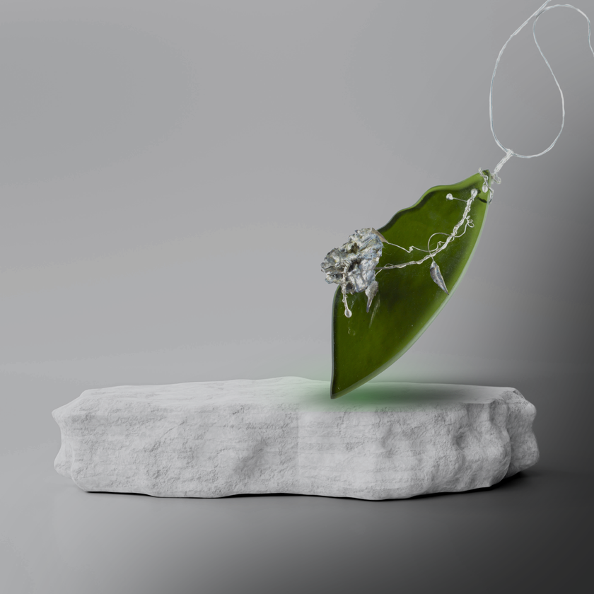 Zöldelő kert nyaklánc